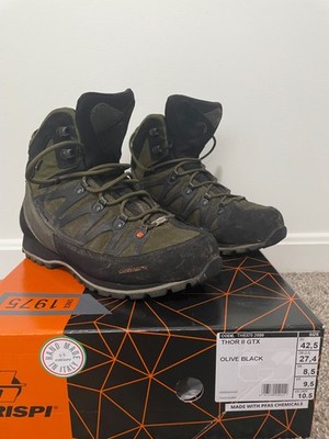 Crispi Thor II GTX Men's Hiking Boots US 9.5, Waterproof Made in Italy