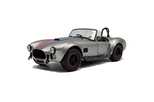 SOLIDO S1804913 SHELBY COBRA 427 MKII SOLIDO WORKS M RACING SILVER 1965 1/18