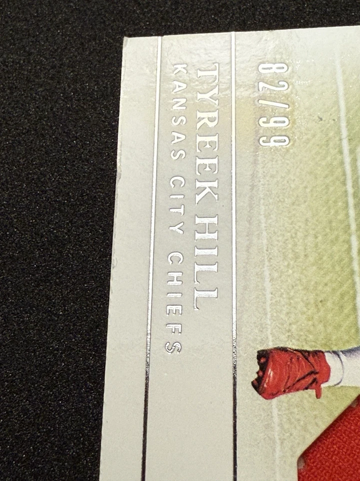 2019 National Treasures Tyreek Hill Patch Century Materials  /99 #CM-57 - Image 4 of 4