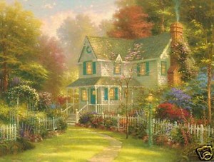Thomas Kinkade Victorian Garden II | eBay