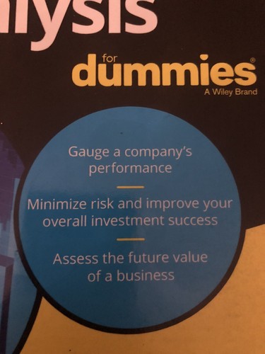 Fundamental Analysis for Dummies by Matthew Krantz (2023, Trade Paperback) - Foto 2 di 3