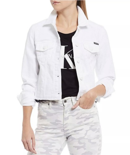 Calvin Klein Jeans Raw Hem Cropped 