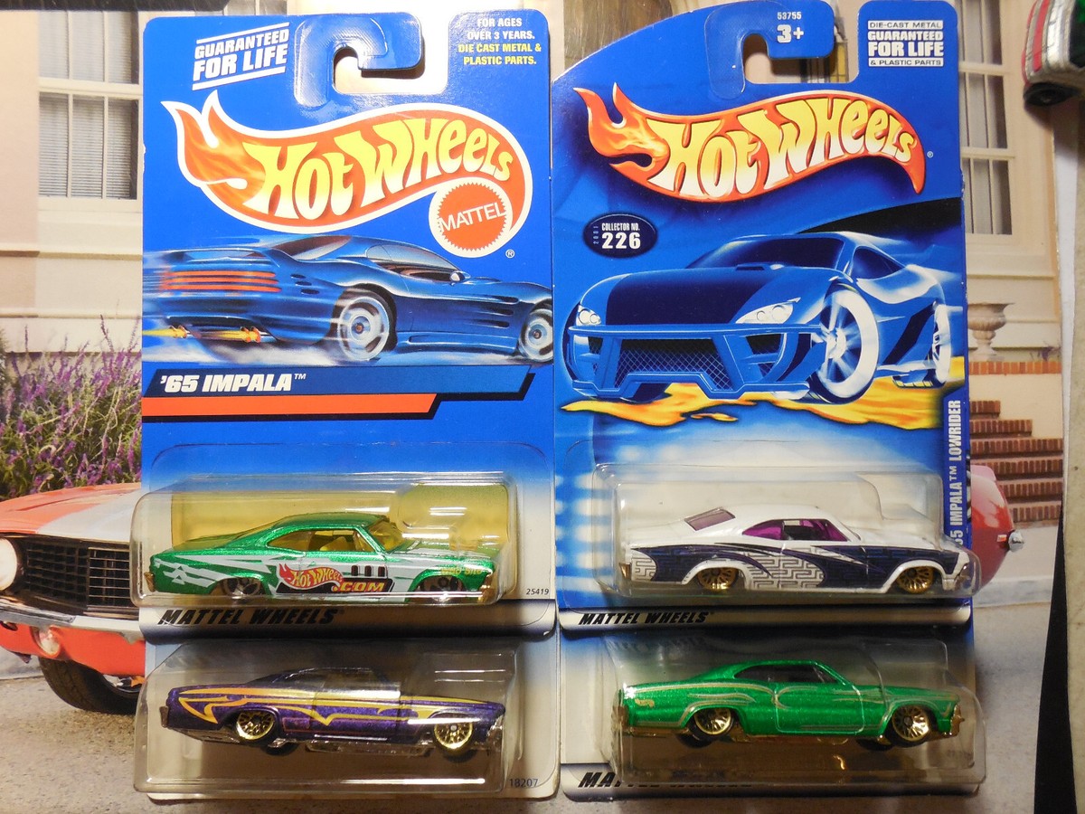 ホットウィール　ローライダー　1965 CHEVY IMPALA レア HOT WHEELS 1965 CHEVY IMPALA LOWRIDER LOT 4 PINSTRIPE POWER