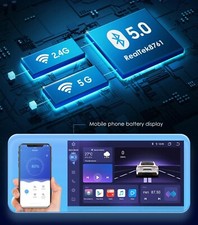 Autoradio Android 10 Pollici Stereo CarPlay Android Auto 2 Din 4/64gb Estraibile - Miniatura 1