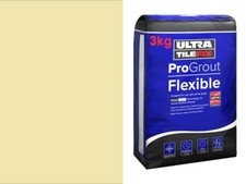 3Kg Ultra Flex Joint CREAM flexible floor & Wall grout Pro grout Ultratilefix