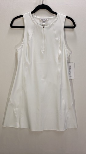 NEW ATHLETA Ace Tennis Golf Dress 1/4 Zip Sleeveless Stretch Size Medium UNLINED