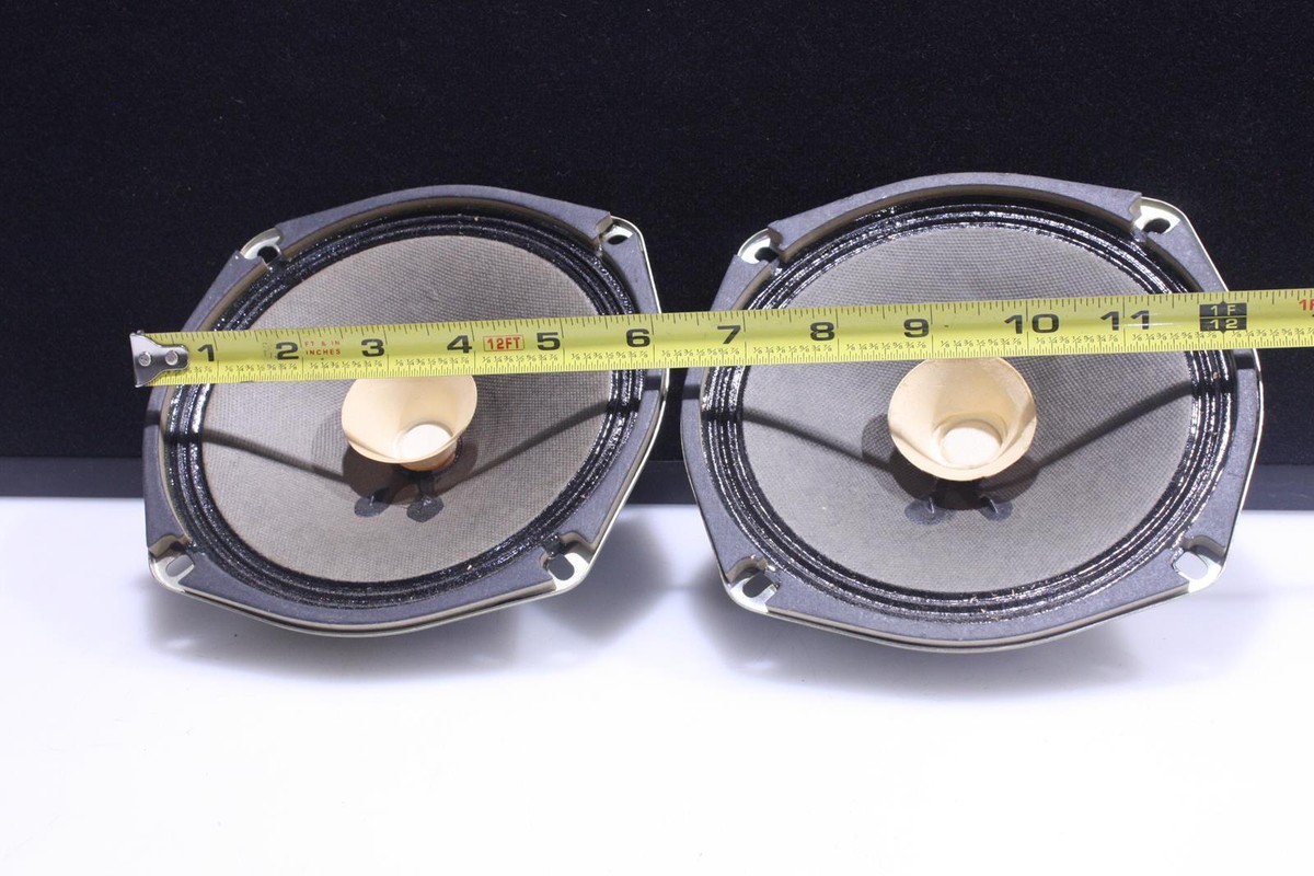FISHER 6” lot of 2 Original SPEAKERS Tested & Working SC-80666 SKU