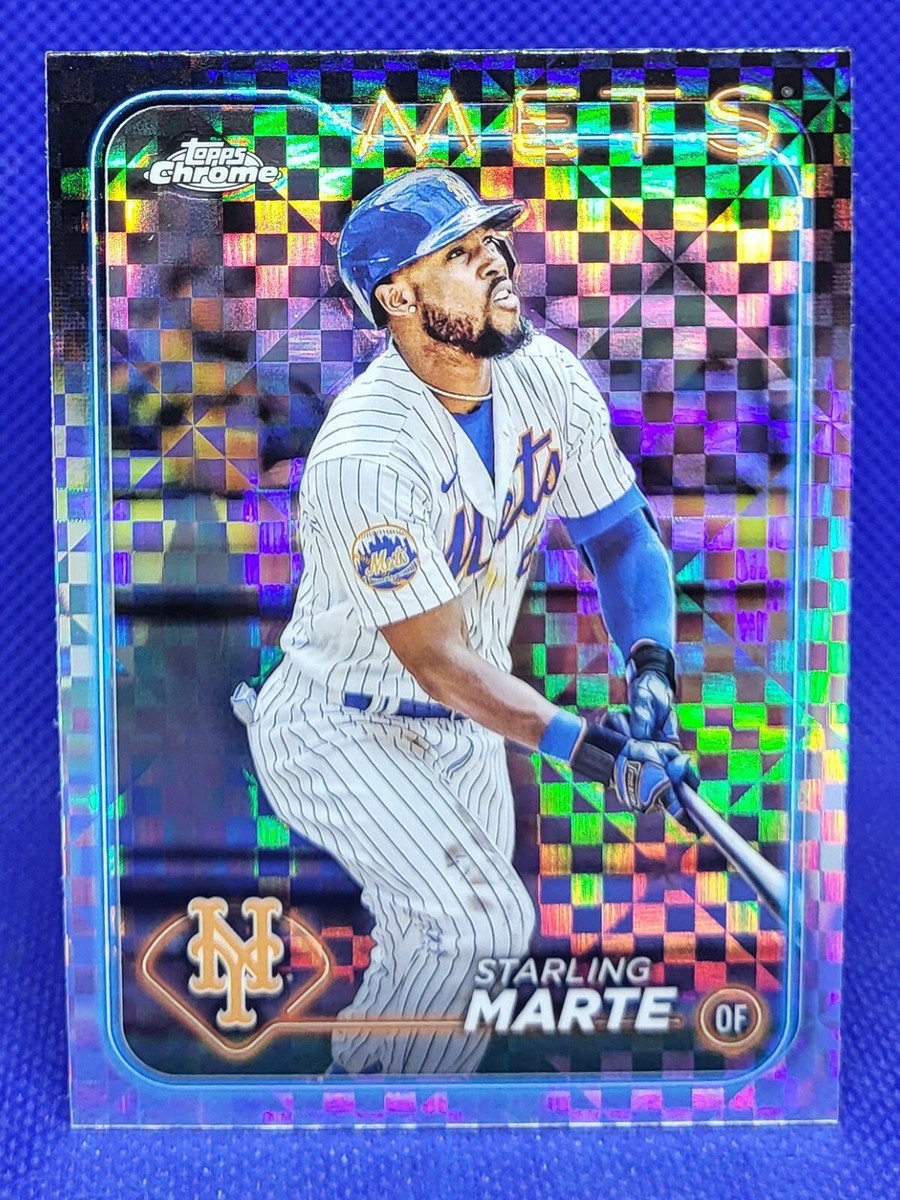 March☆ 2024 Topps Chrome - X-Fractor #257 Starling Marte | eBay