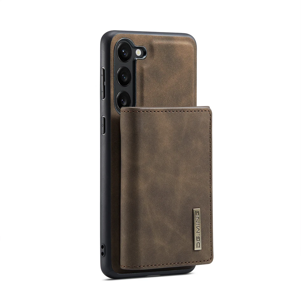 DG.Ming 2in1 Leather Wallet Case For Samsung Galaxy S23 A54 Magnetic Split Cover - Image 3 of 4