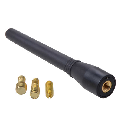 Antenne inkl. Adapter für M5, M6, M7 Gewinde Auto Autoantenne Atennenstab Radio