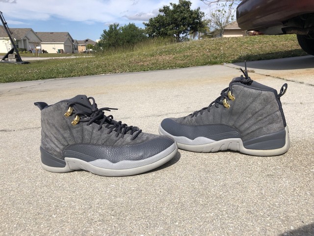 jordan 12 grey size 9