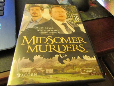 Midsomer Murders: Series 18 -6 cases- dvd's like new dvd's -cracked case  edge 54961251599| - Main Image