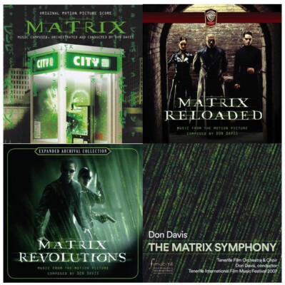 Don Davis    Matrix I, II, & III (1999-2003) Complete Scores 6CDs + Bonus CD