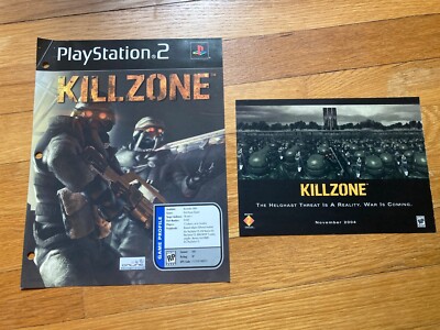 Killzone Playstation 2 Promo Sell Sheet Advertisement