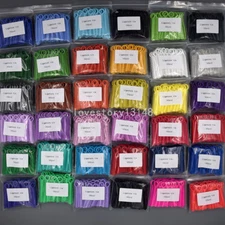 1040 Pcs Dental Orthodontic Elastic Braces Rubber Ligature Ties 37 Colors 1 Pack