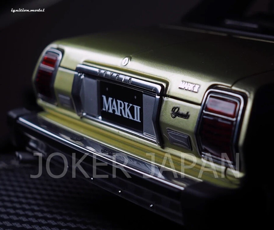 Ignition Model IG3430 1/18 Toyota MarkⅡ Sedan Grande (MX41) Gold