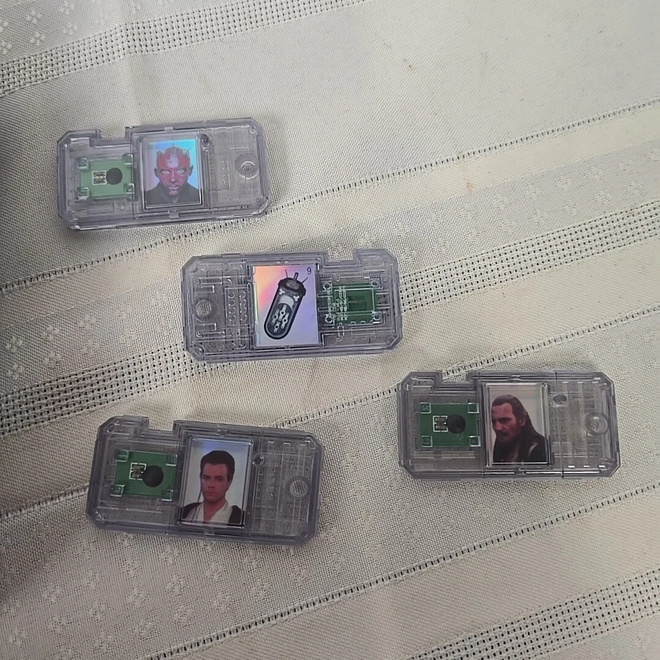 Hasbro Star Wars CommTech 1998 lector de mano con clip para cinturón operación de 7 botones Foto 3 de 4