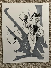 original comic art commission Madman By Alessandro Micelli 11x14