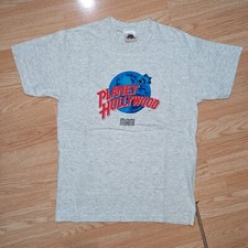 Vintage Planet Hollywood Miami T-Shirt Medium White Single Stitch Made In USA