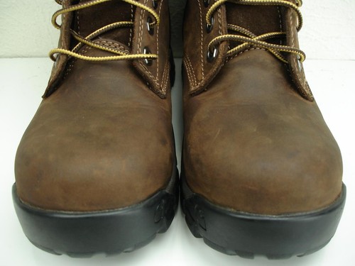 Women's sz 7 M Carhartt 6" Composite Toe Work Boot CWF5355 Brown Leather Lace-Up - Zdjęcie 11 z 16