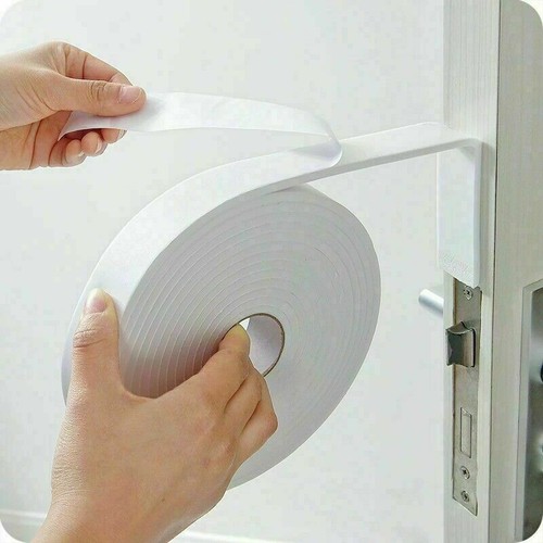 UK Weather Foam Tape Draught Excluder Seal Strip Insulation Window Door Stop-New - Picture 2 of 15