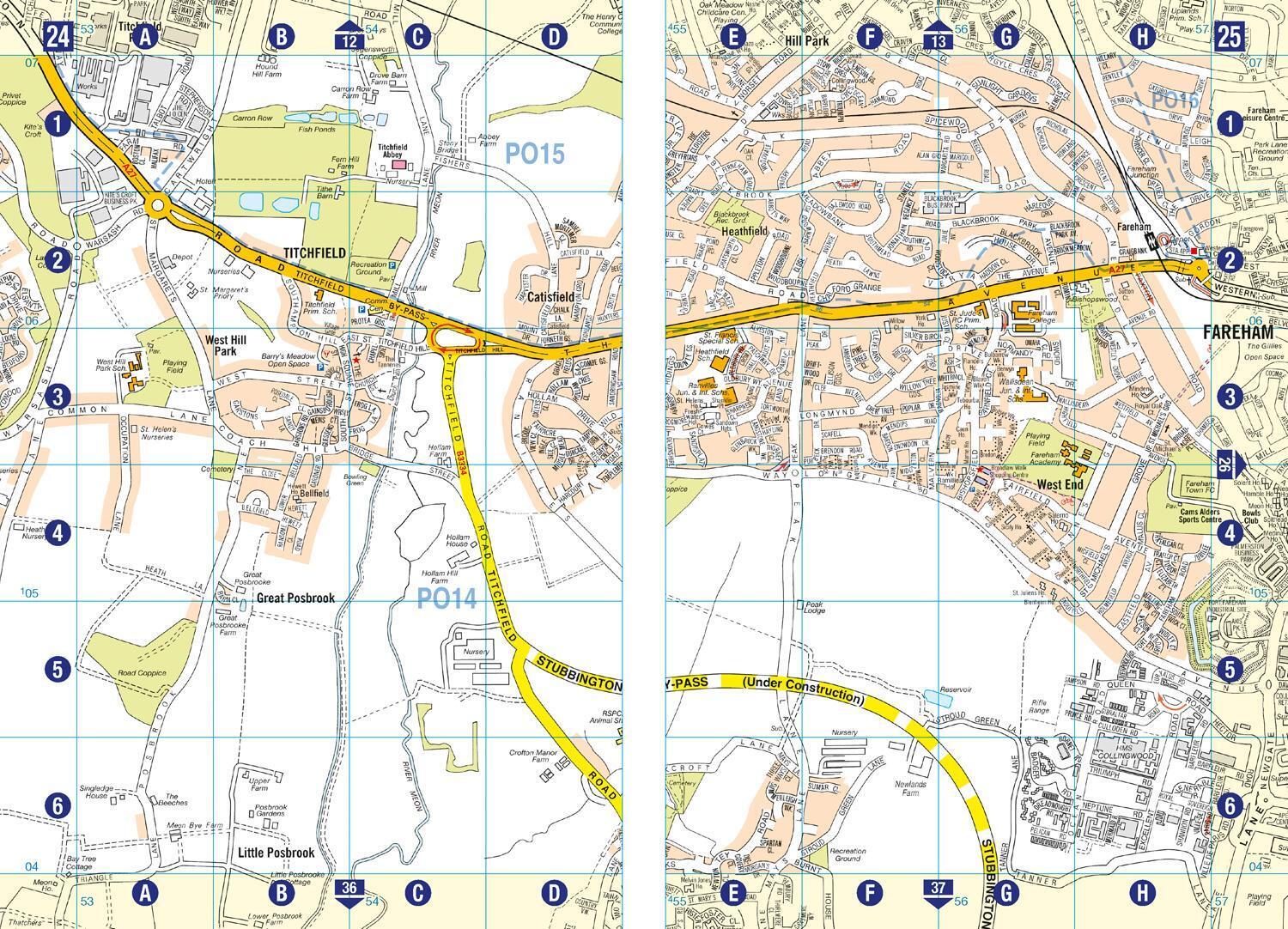 Thumbnail - Portsmouth A-z Street Atlas | A-z Maps | Englisch | Taschenbuch | 2021