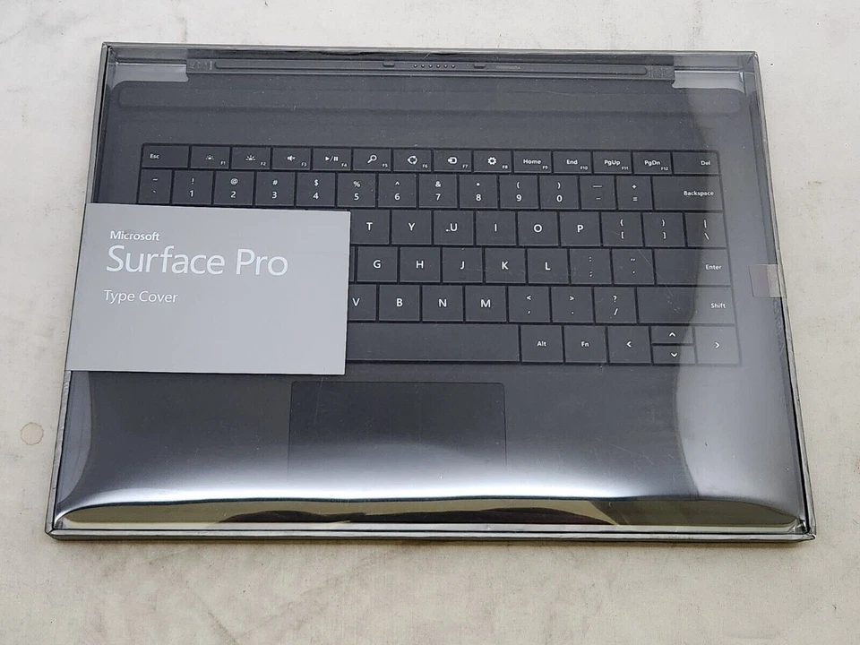 Microsoft Surface Pro Type Cover Keyboard for Surface Pro 3, 4, 5, 6, 7 - Black - Image 2 of 4