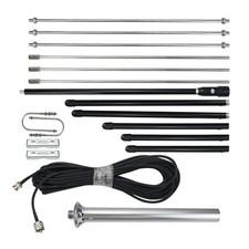 1/4 Wavelength GP2 Antenna 100W 87-108MHz 3dB Gain for FM Transmitter Radio