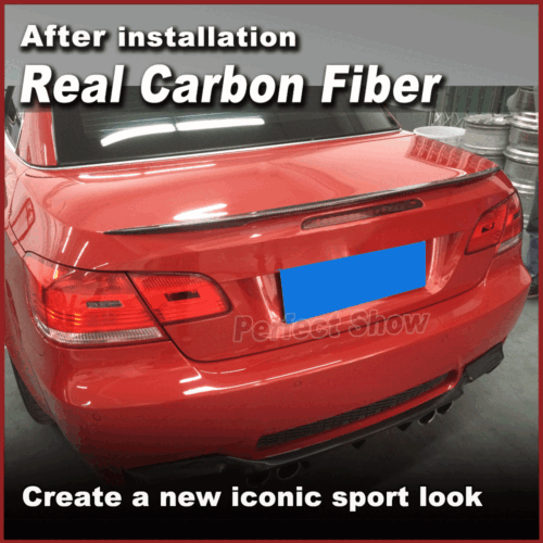 Carbon Spoiler Heckflügel HeckSpoiler Lippe für BMW 3ER E93 M3 Cabrio 2007-2013 - Bild 3 von 11