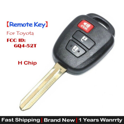 Toyota GQ4-52T H Chip 13-19 3B Remote KEY Highlander RAV4 Tundra Uncut 314.3MHz