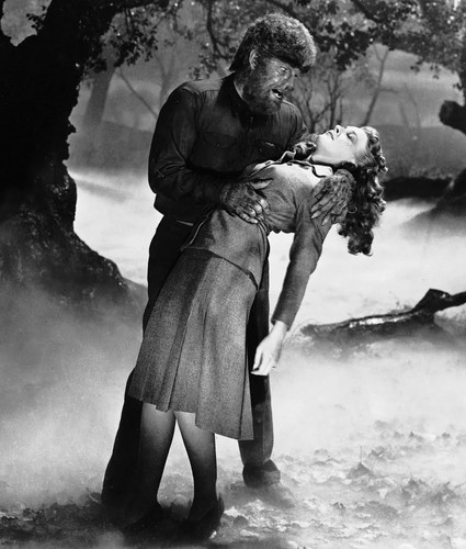 LON CHANEY JR WOLFMAN KLASSISCHE FILMSZENE 8X10 FOTO AA