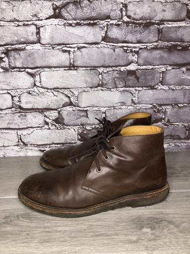 A.P.C Braun Leder Chukka Desert Spitze Stiefeletten Gummisohle Herren Gr. 42EU/9M US - Bild 11 von 20