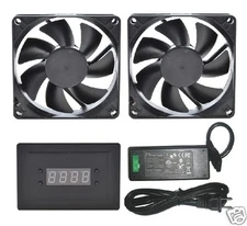 PROCOOL AVP-280T AV Cabinet Cooling Fan System with Temp control (2 FANS)