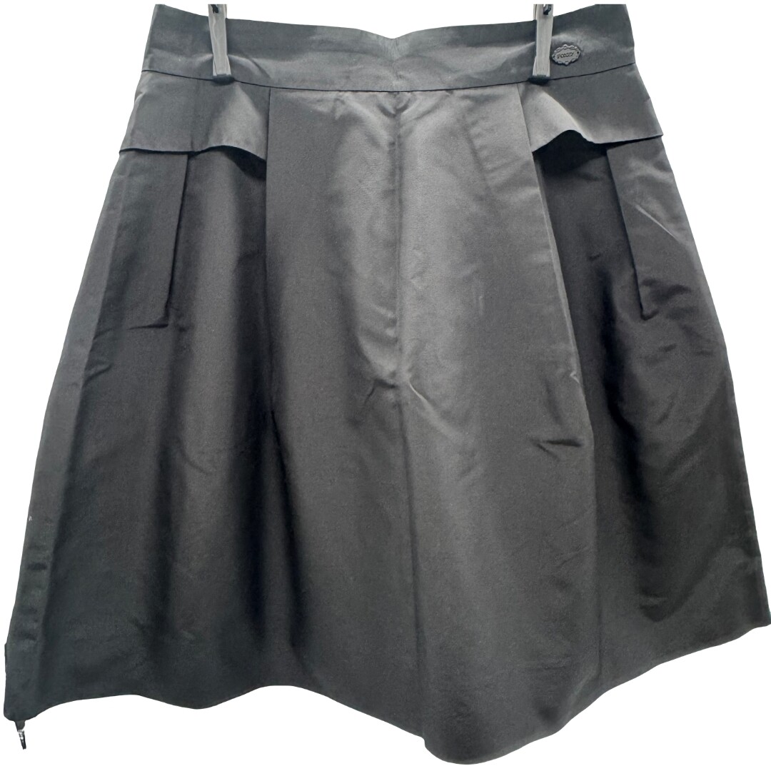 FOXEY NEW YORK Skirt【New Hampshire】40 Authentic FOXEY NEW YORK Size:40 Mini Skirts Black Silk