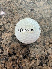 LOGO GOLF BALL-ORIGINAL 14 HANDS WINERY-OLDER LOGO