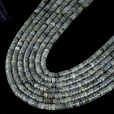 4X2MM Labradorite Gemstone Heishi Discs beads Loose Beads P15