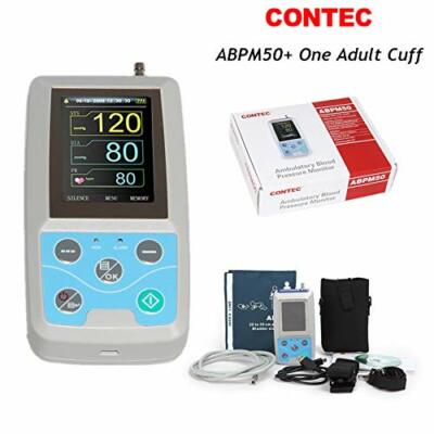 CONTEC ABPM50 Arm 24h NIBP Ambulatory Blood Pressure Monitor,Software,Adult cuff