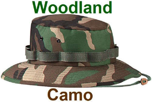 BOONIE HAT Navy Army CAMO Bush Paintball Gulf War Vet OEF OIF Vietnam Cap Camo - Picture 33 of 34