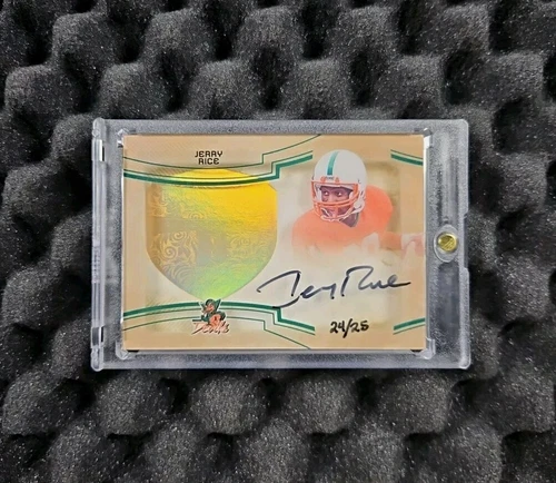 Jerry Rice 2014 Exquisite Autograph Upper Deck Dimensions Ssp Auto #/25 RARE🔥