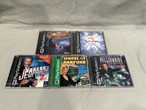 Lot of 5 SEALED Playstation 1 PS1 Games NEW IN BOX FACTORY SEALED Authentic!