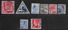 8 Dutch Indies Stamps Most MLH from Quality Old Antique Album 1941-1948