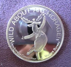 Wild About Anchorage w/Dancing Moose  1 Troy Oz. .999 Fine Silver Rd. State Seal