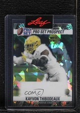 2022 Leaf Pro Set Metal 1990 Auto 1/1 Kayvon Thibodeaux #90-KT1 0y6g