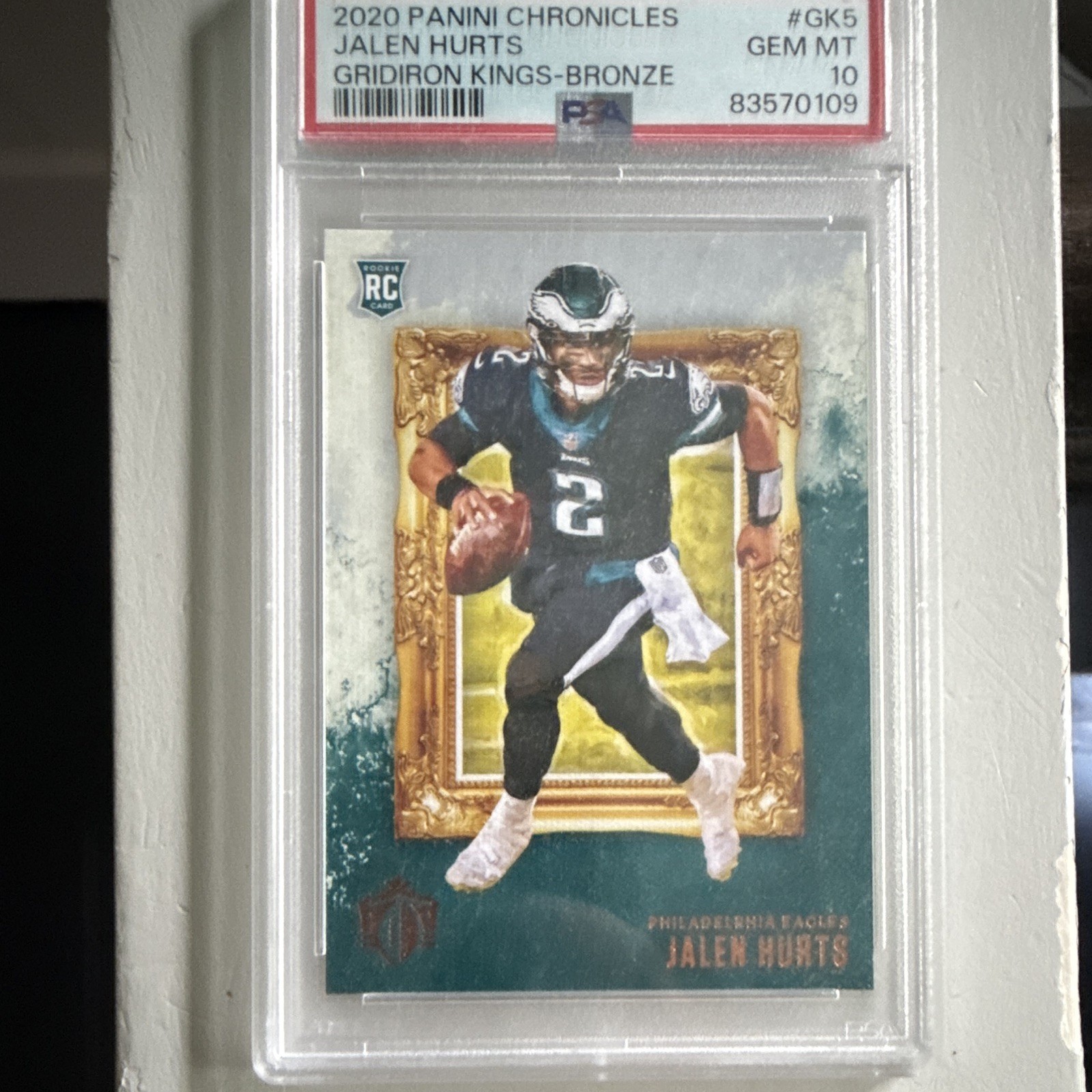 Jalen Hurts Panini Chronicles Gridiron Kings #GK5 Bronze