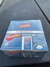 Stopain, Extra Strength Pain Relieving Gel (100pk) (3g)