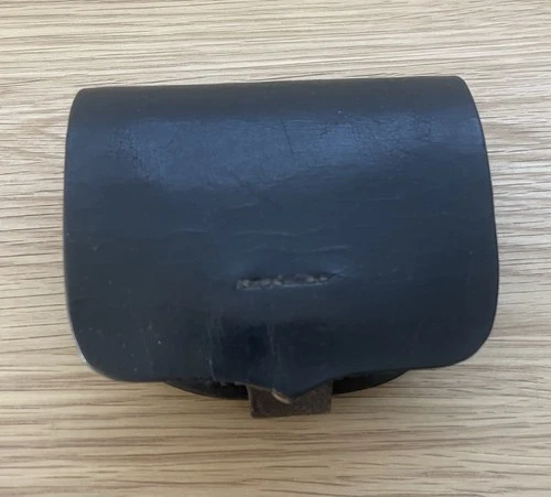 Excellent Condition Original Civil War Shield Front Cap Box - Sickles St. Louis