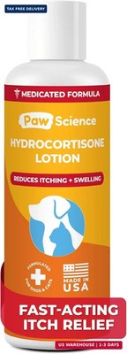 Paw Science Anti-Itch Hydrocortisone Moisturizing Lotion for Dogs & Cats - Hot S