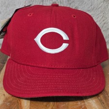 Deadstock Vintage Cincinnati Reds New Era Diamond Pro Wool MLB Fitted Hat 7 3/4
