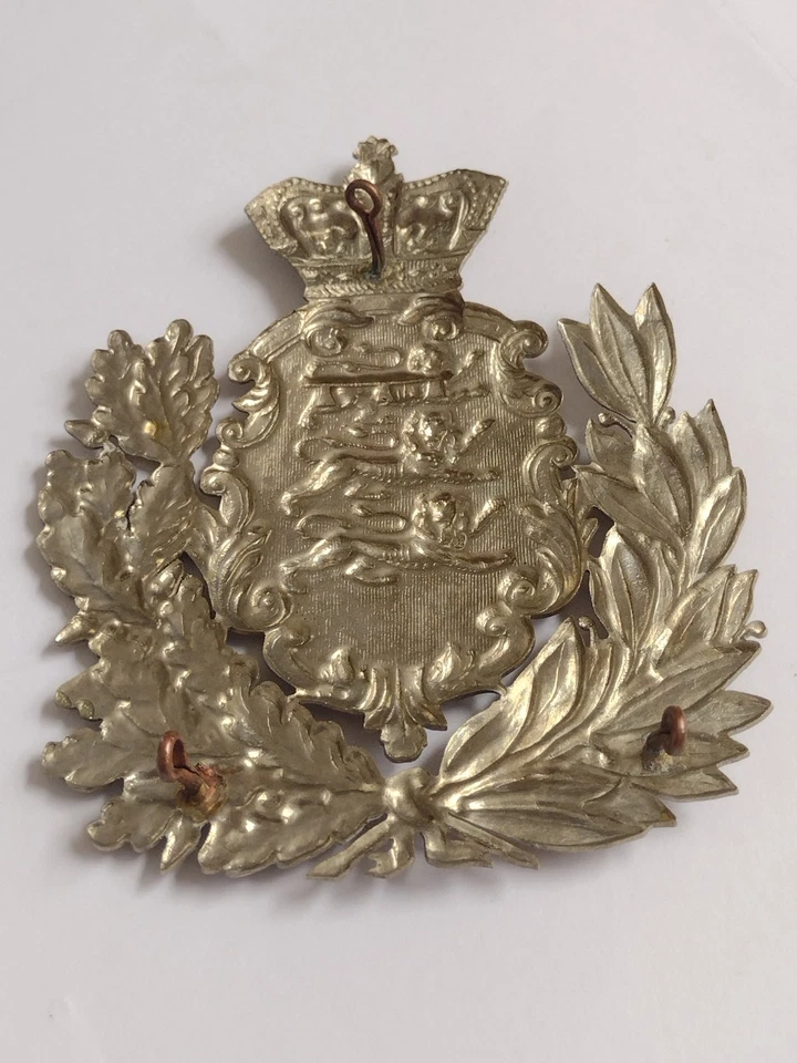 Original Victorian Duke of Lancaster's Own Yeomanry Other Ranks Helmet Badge QVC - Image 2 of 4