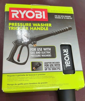 #ad BRAND NEW Ryobi 3300 PSI Pressure Washer Trigger Handle 1002 225 131 $30.00